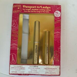 Grande Cosmetics Passport To Lashes Kit Conditioner & Mascara Lash Peptide Serum
